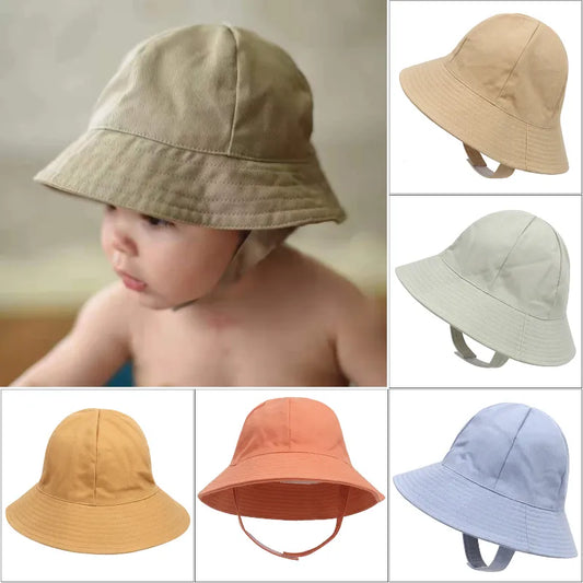 Bucket Hat with Strap - 0-8 Years