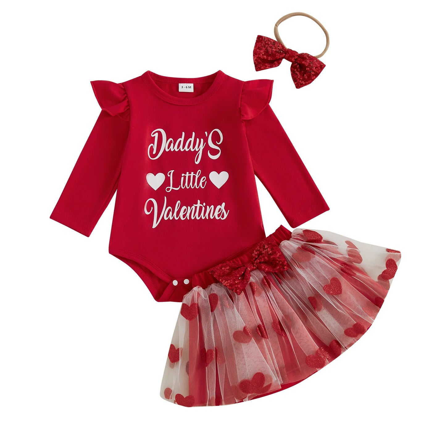 Daddys Little Valentine Outfit