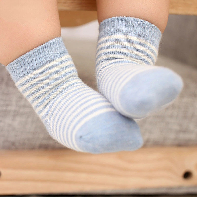 5 Pairs of Cotton Socks 0-6Years - More colours available