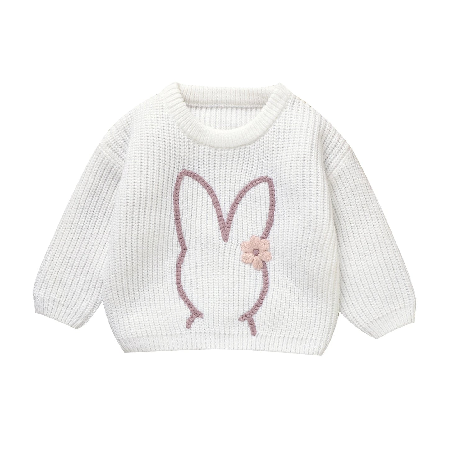 Knitted Bunny Sweatshirt