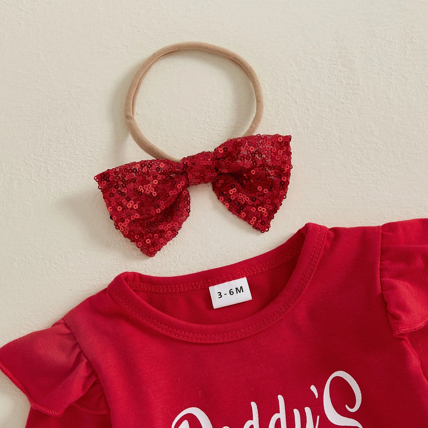 Daddys Little Valentine Outfit