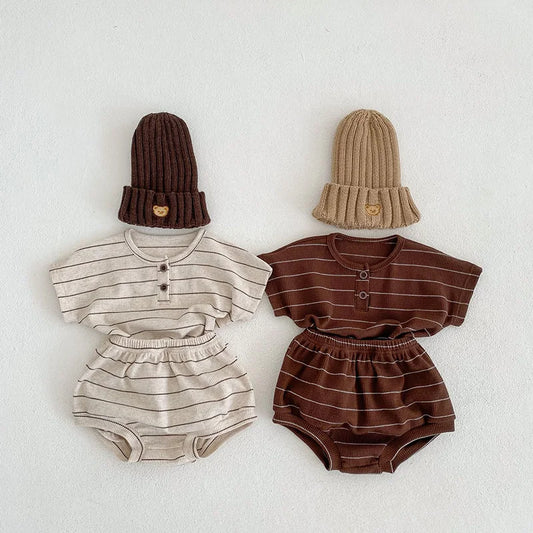 Striped Tee and Bloomer Set