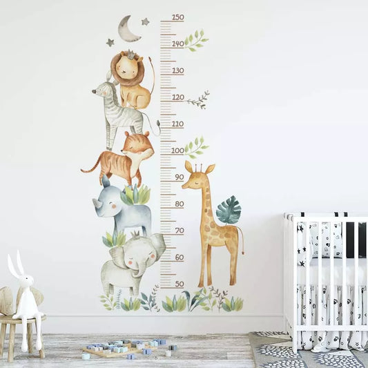 Safari Animals Growth Chart