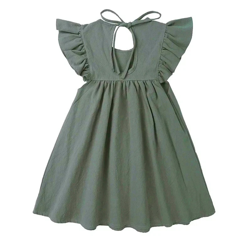 Ruffles Sleeve Dress