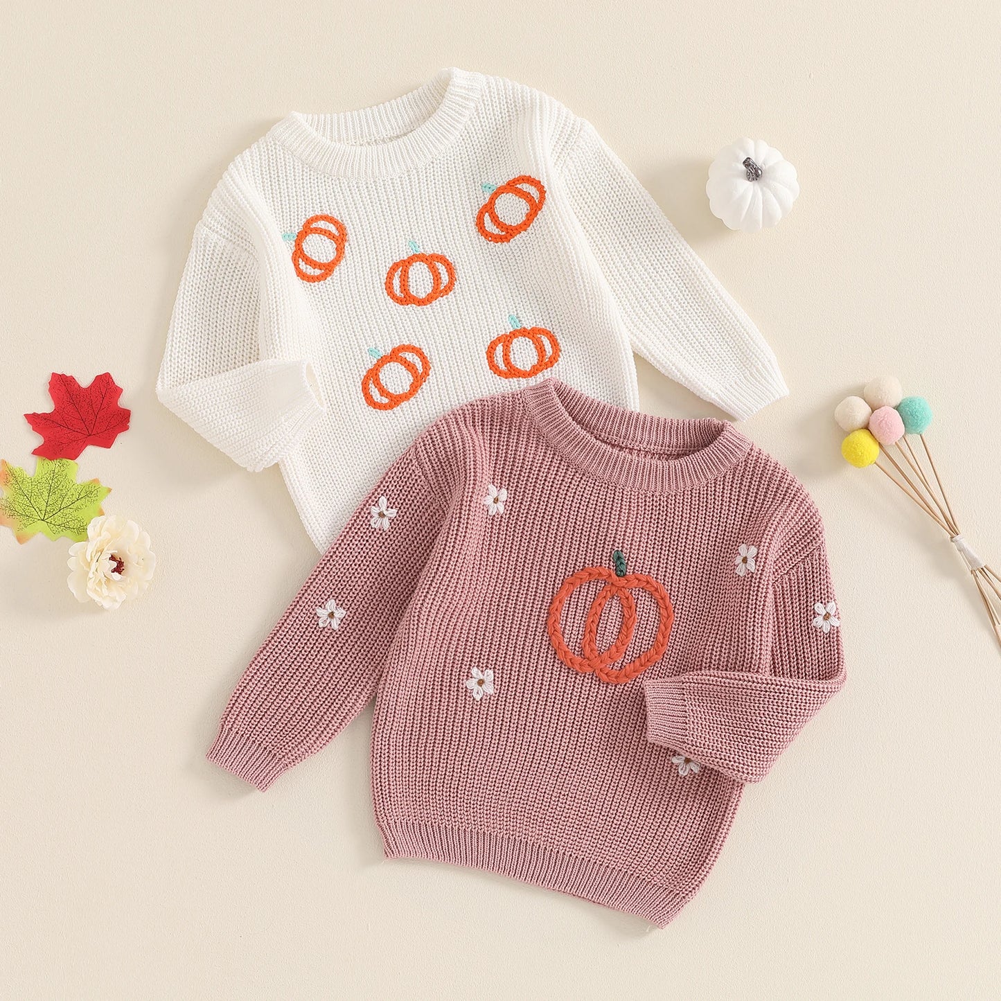 Halloween Knitted Sweatshirts - Two Styles Available