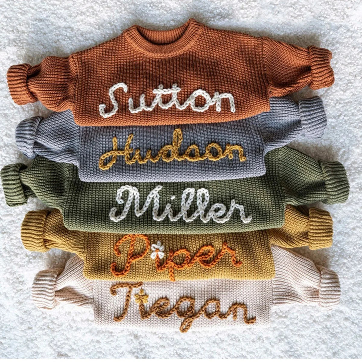 Personalised Knit Sweatshirt