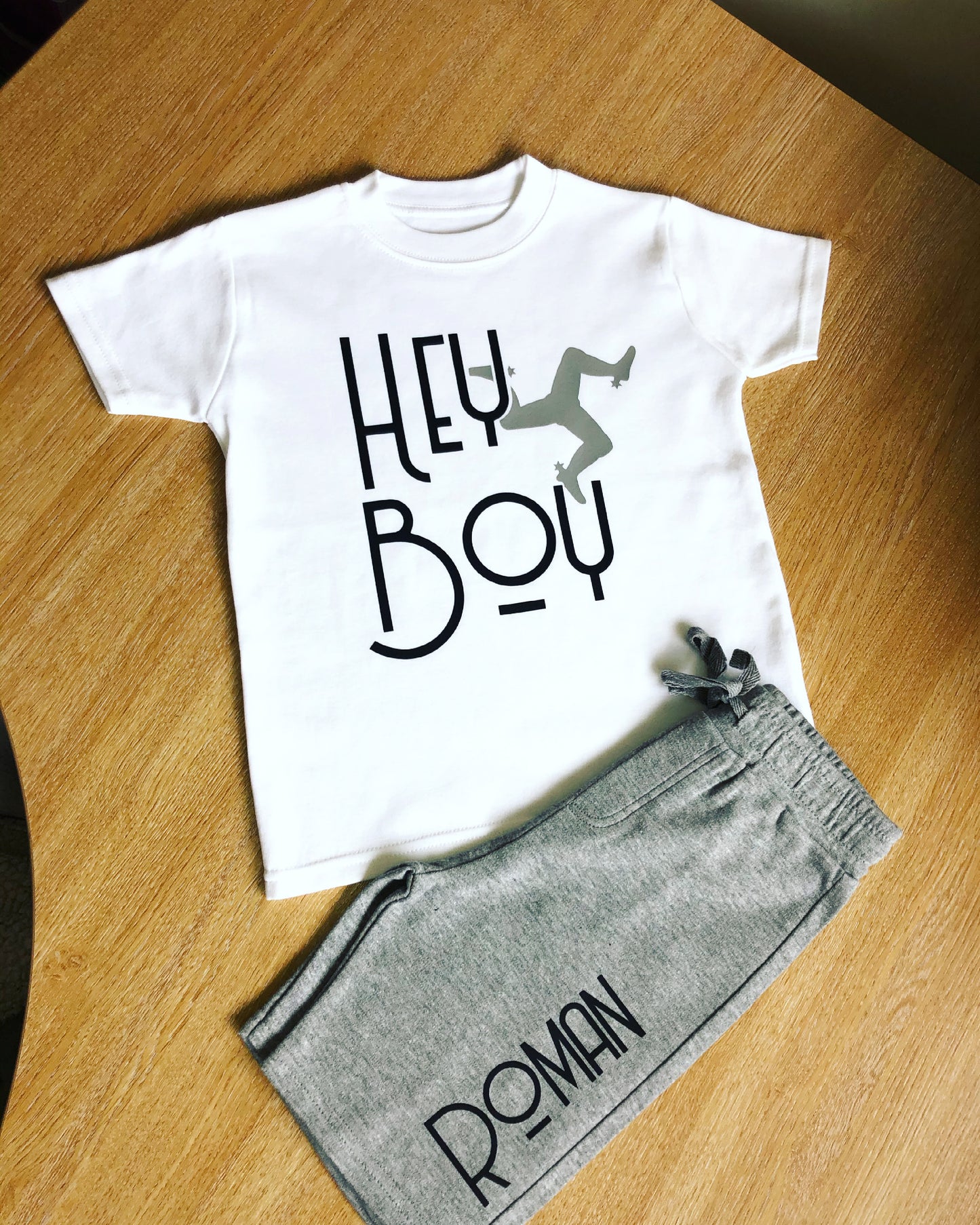 Hey Boy Tshirt / Baby Bodysuit