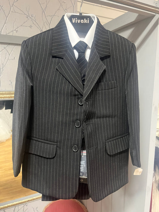 Black stripe Suit - 2-3Years