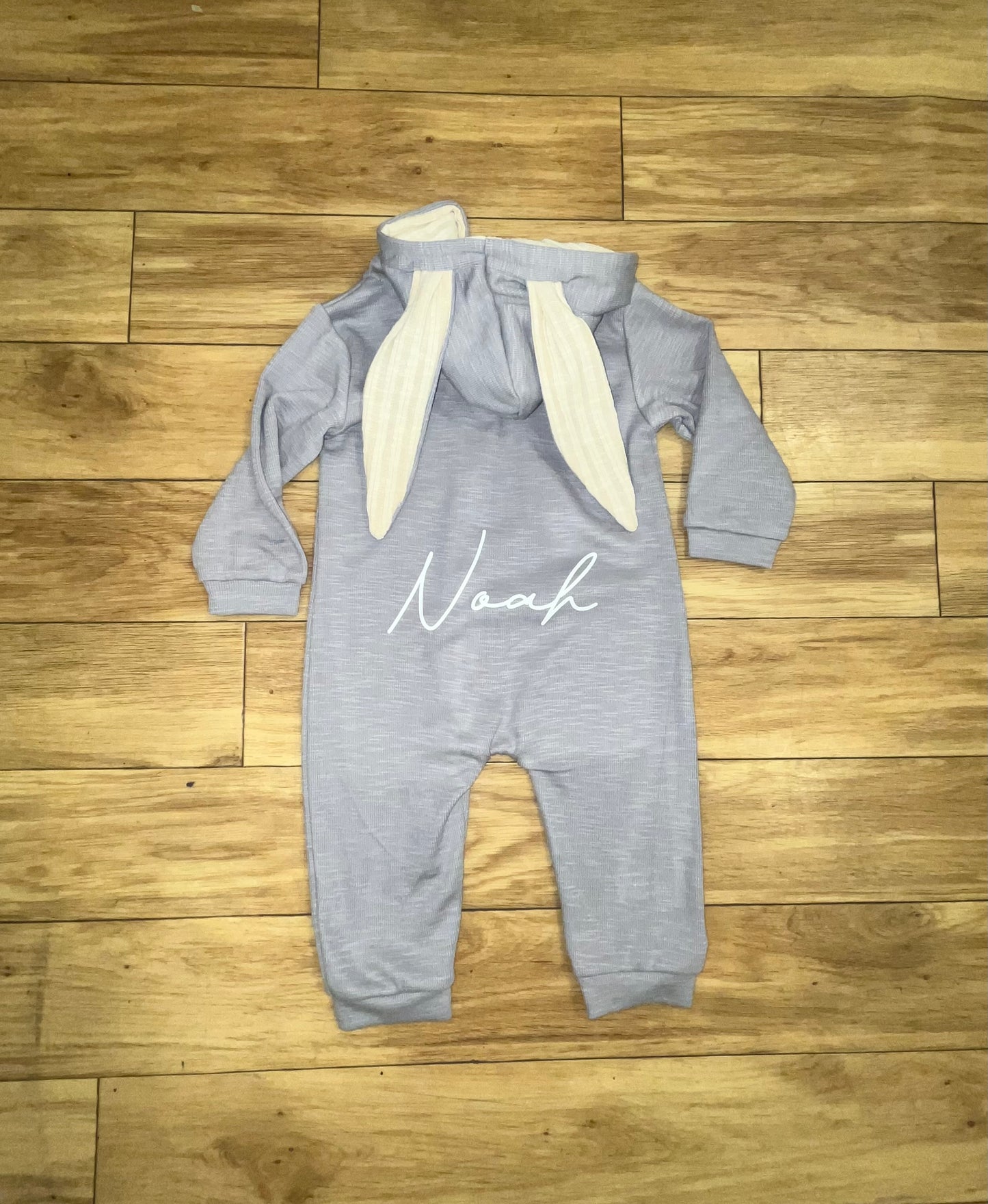 Grey Bunny Onesie