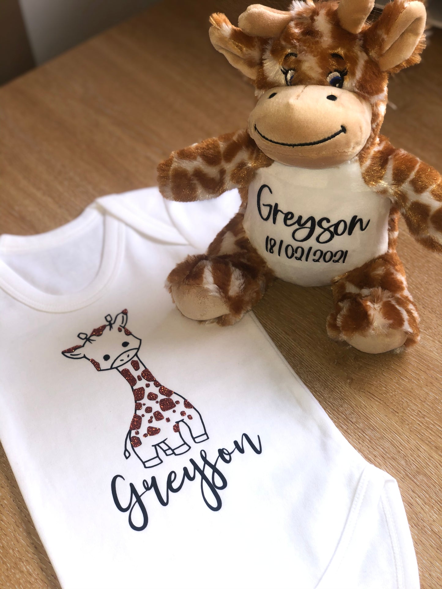 Giraffe Baby Bodysuit