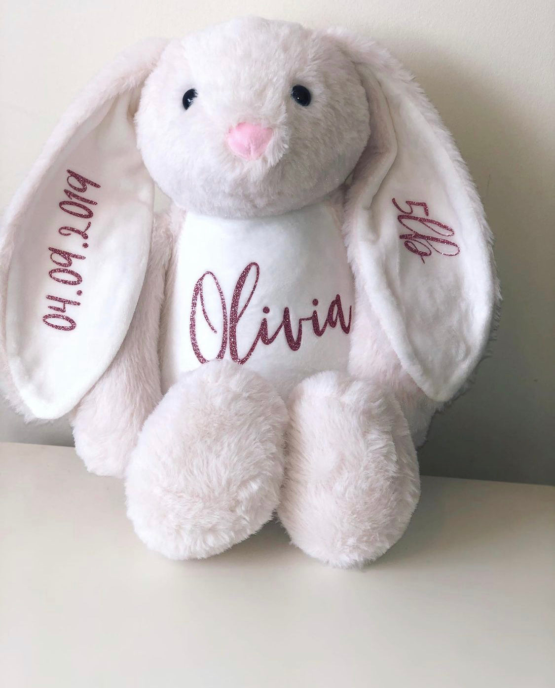 Large Cream Keepsake Bunny