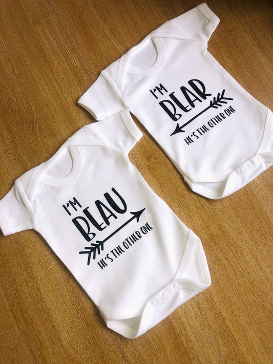 Twin Bodysuits - “he’s the other one”