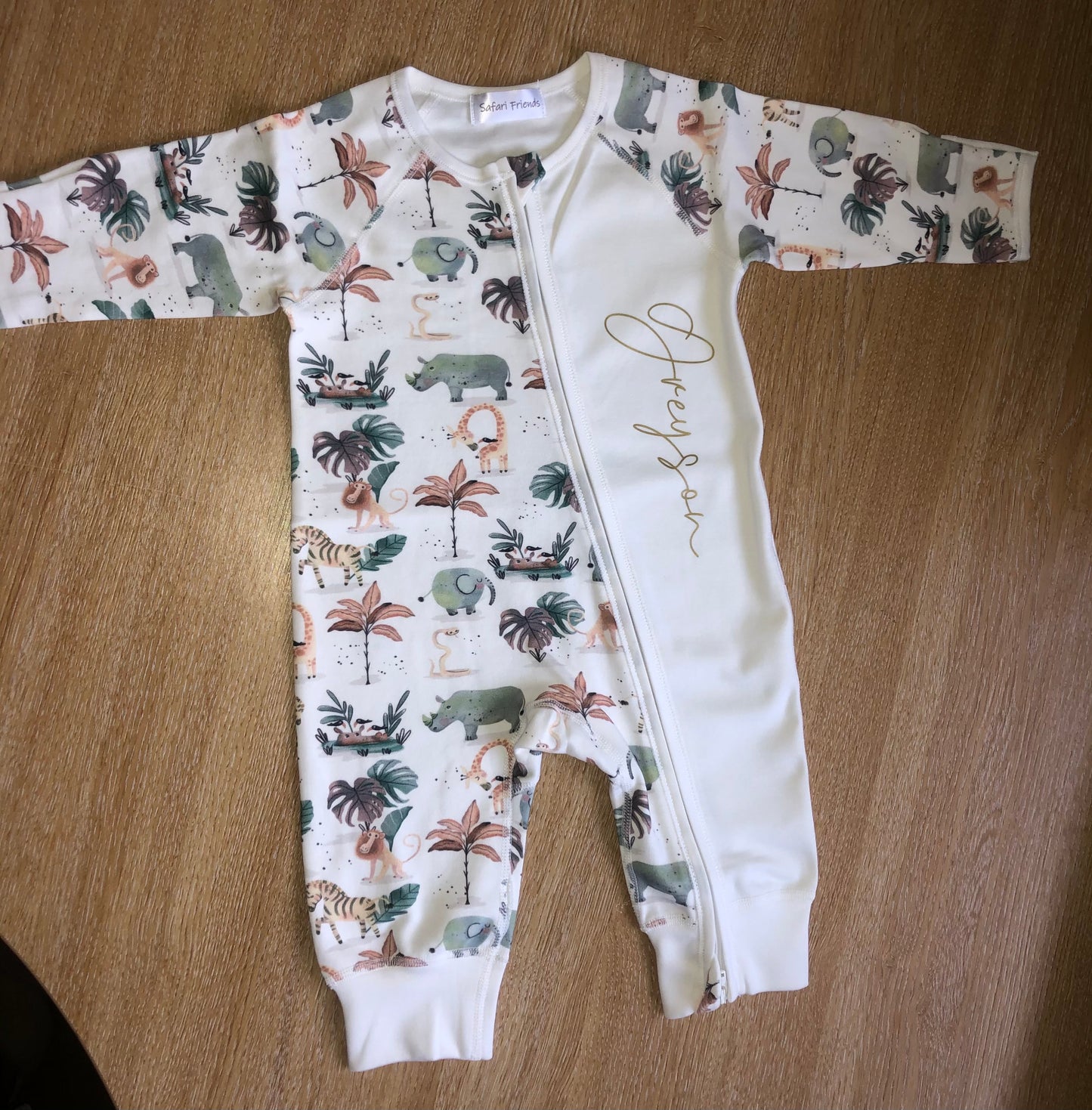 Safari Baby Romper