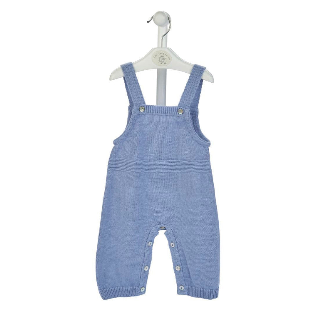 Blue Knitted Dungaree