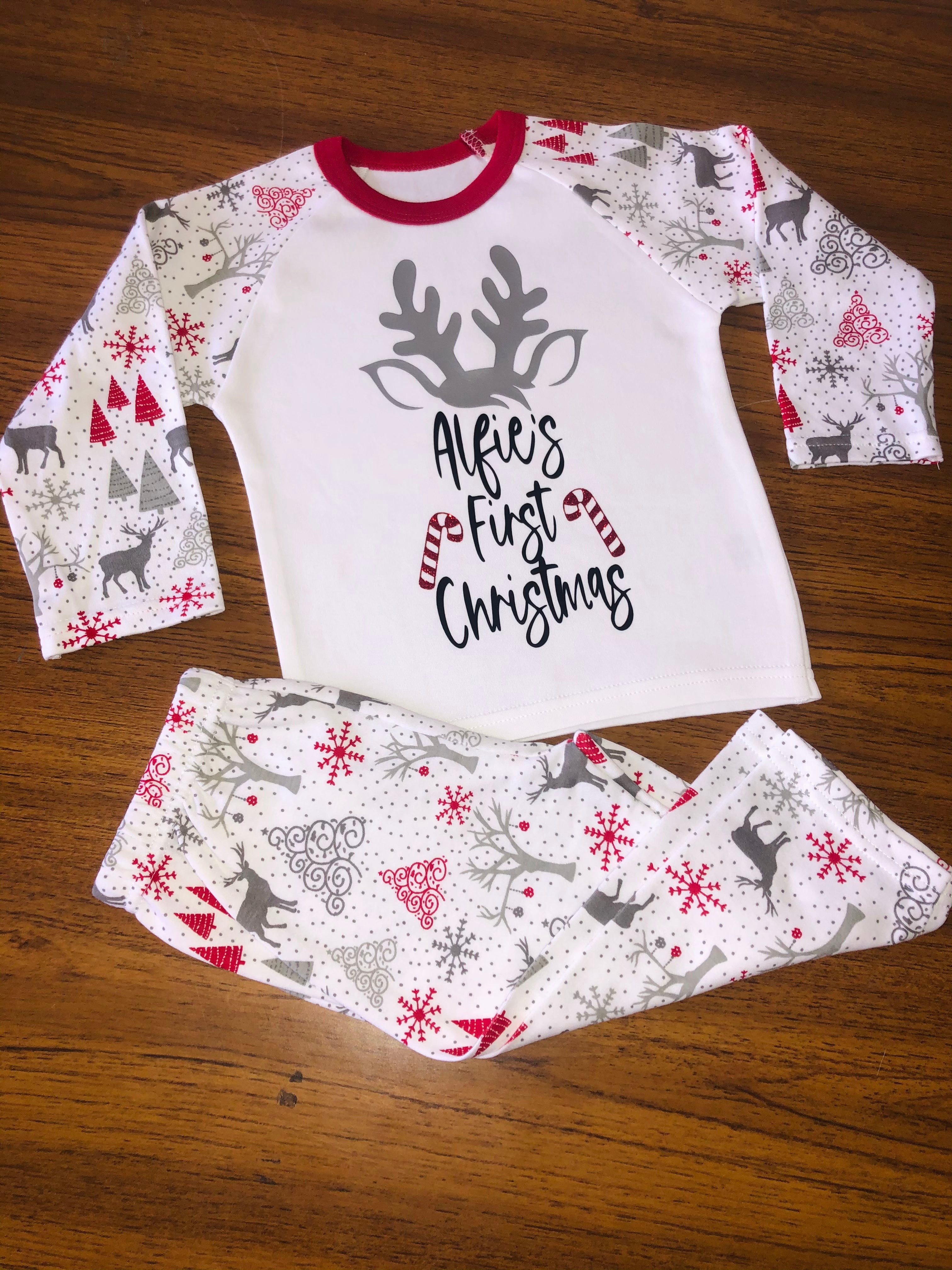 Personalised discount pjs baby