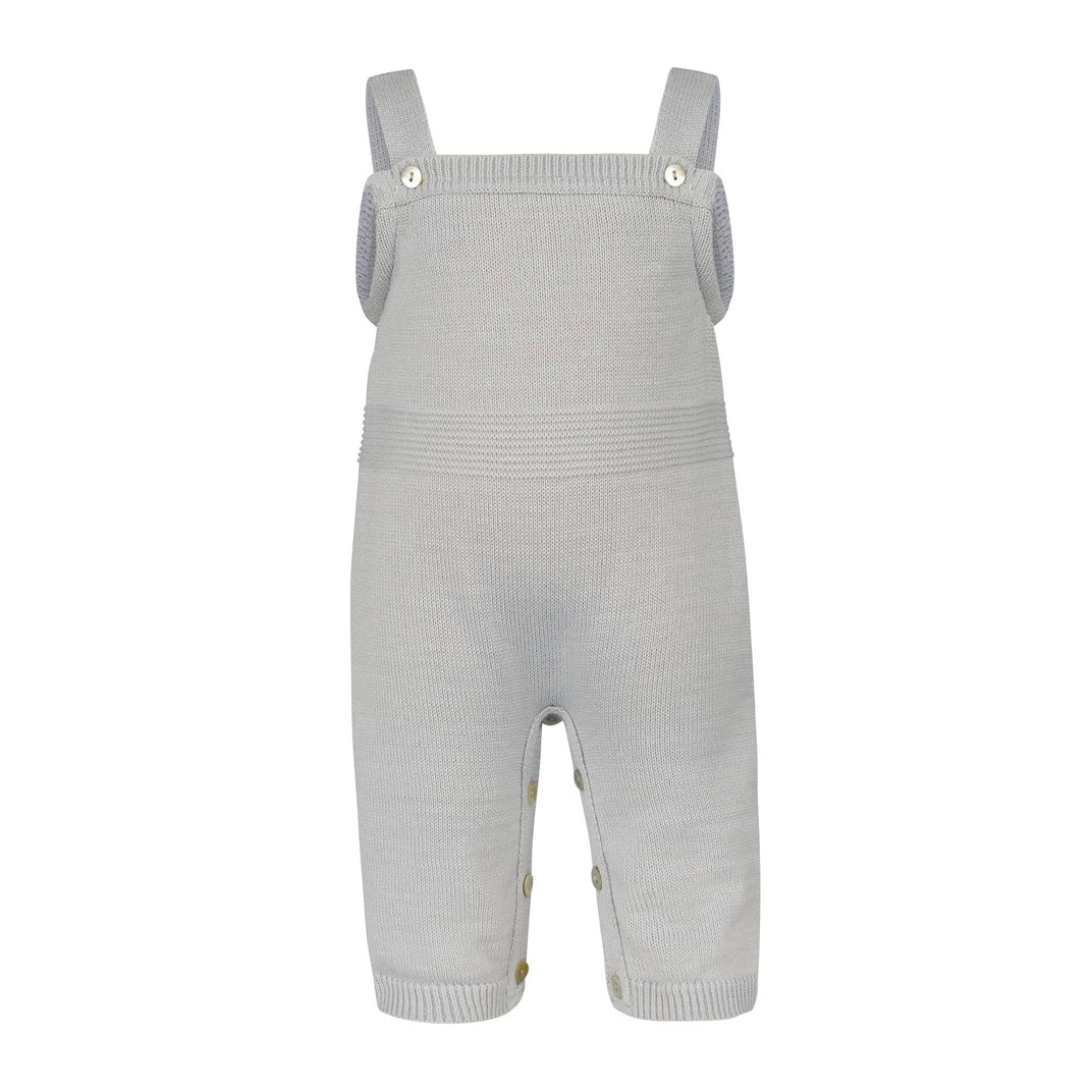 Grey Knitted Dungaree