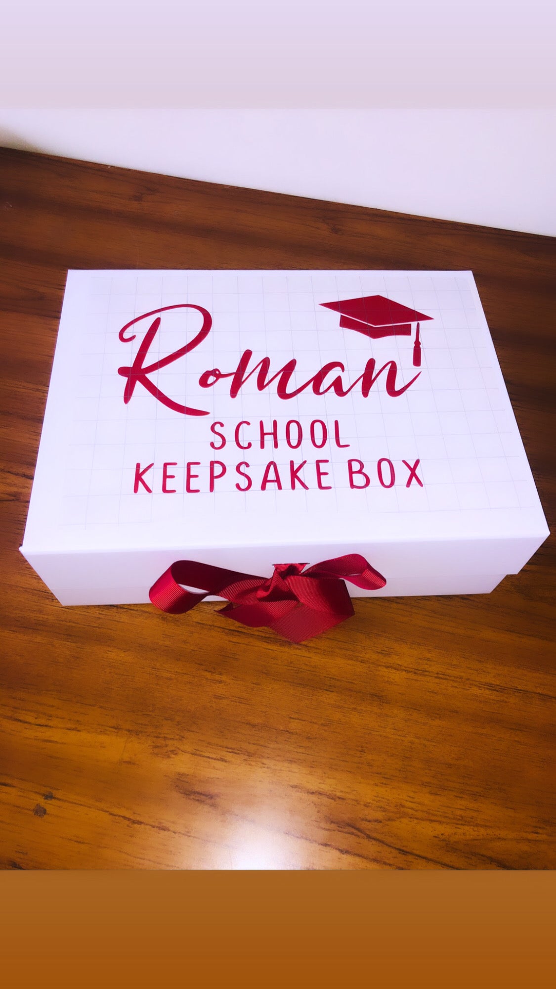 Large School Keepsake Box