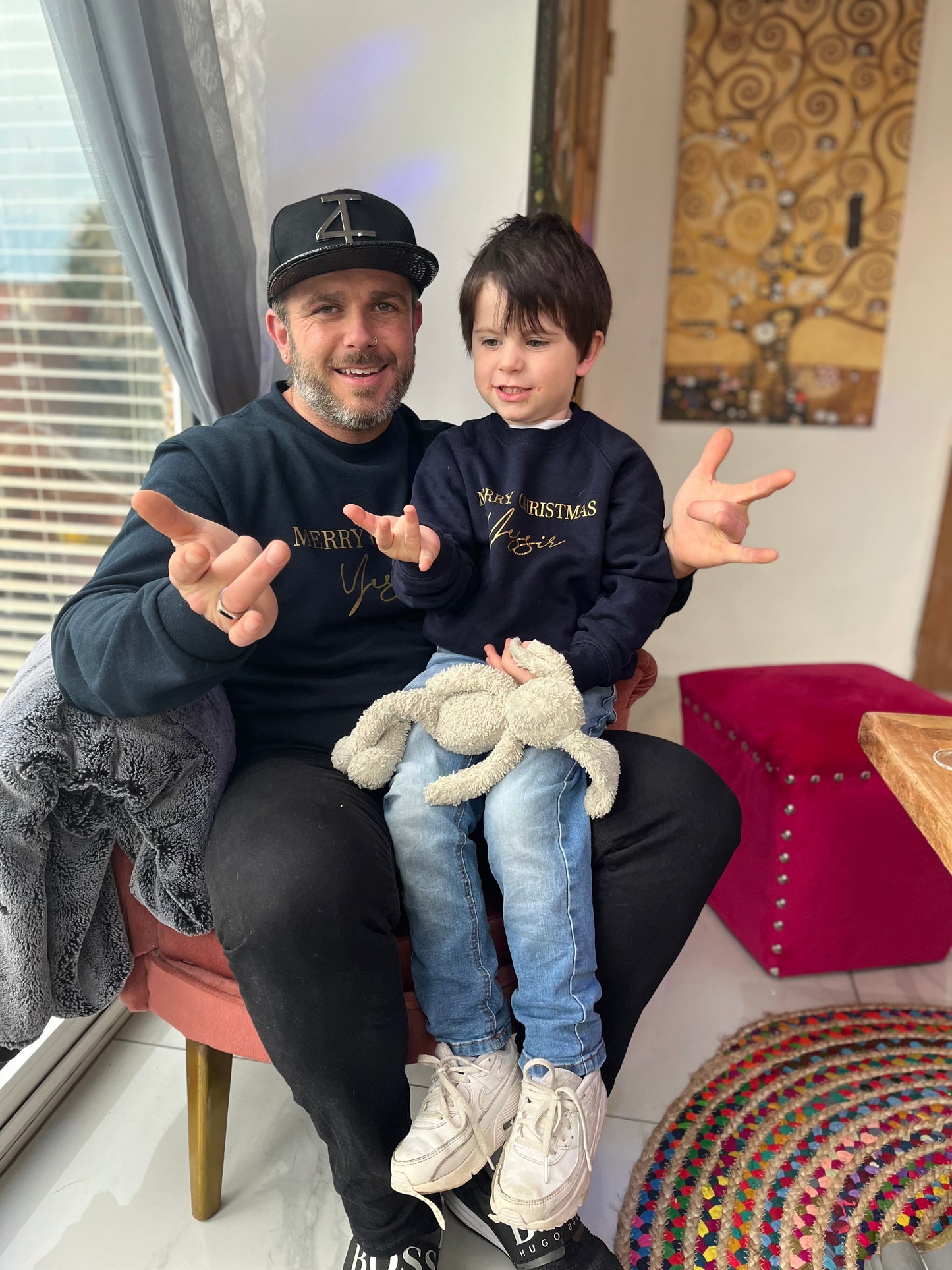 Children’s Navy “Merry Christmas Yessir” Sweatshirt