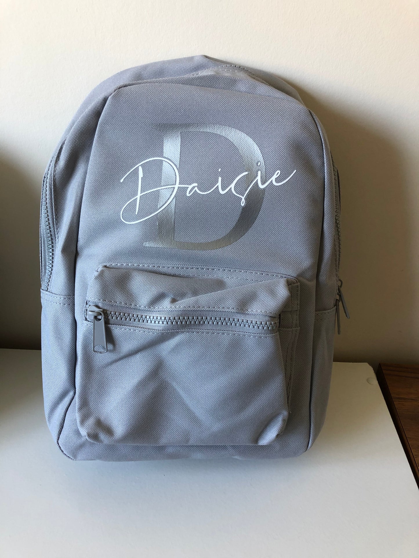 Grey Mini Backpack - Signature Style