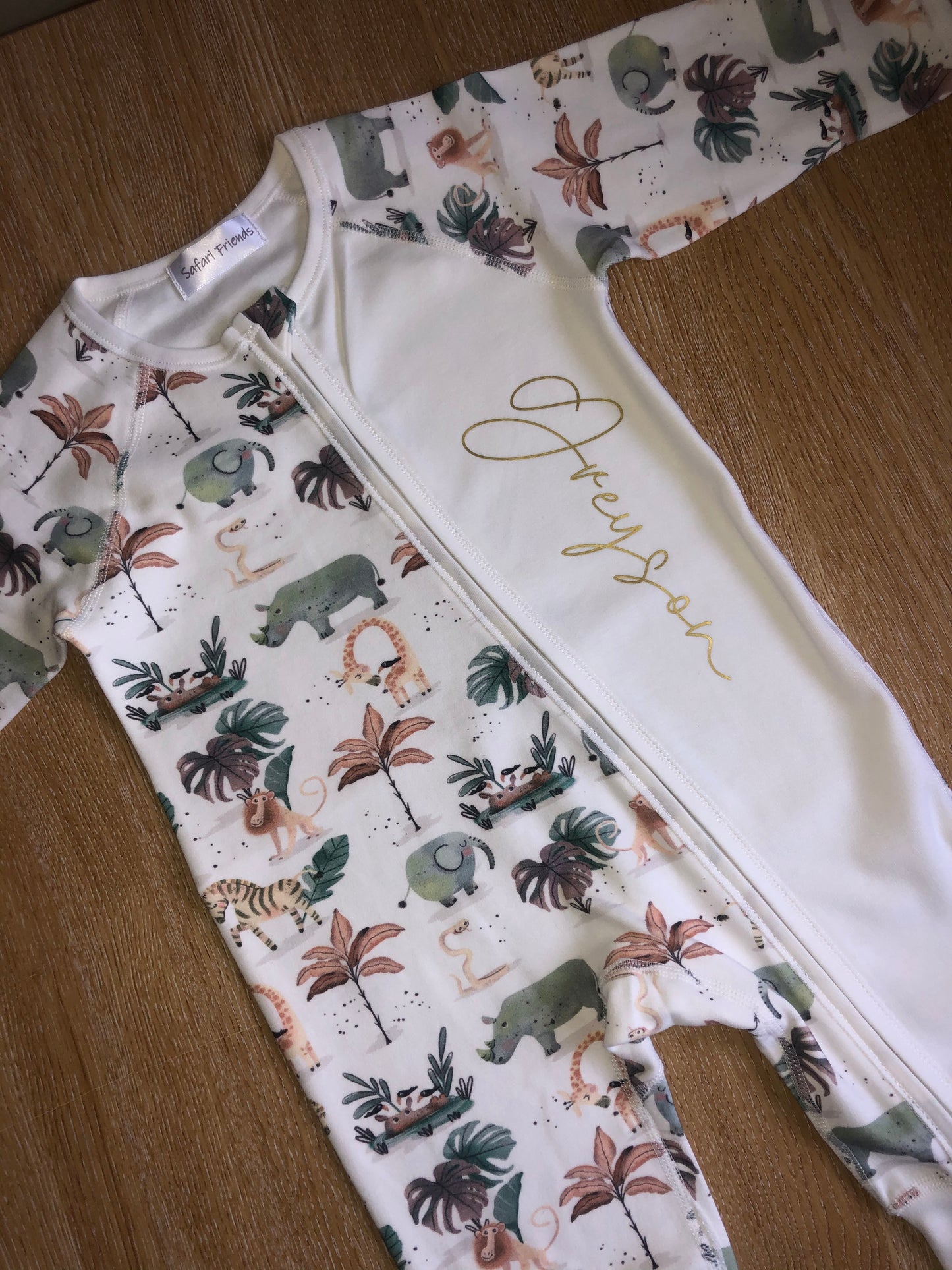 Safari Baby Romper