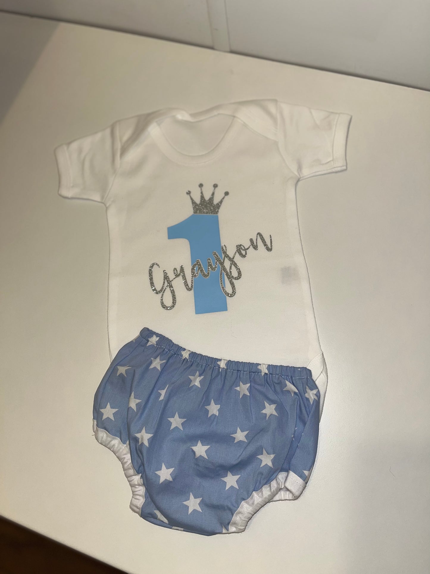 Baby Blue Star Birthday Set