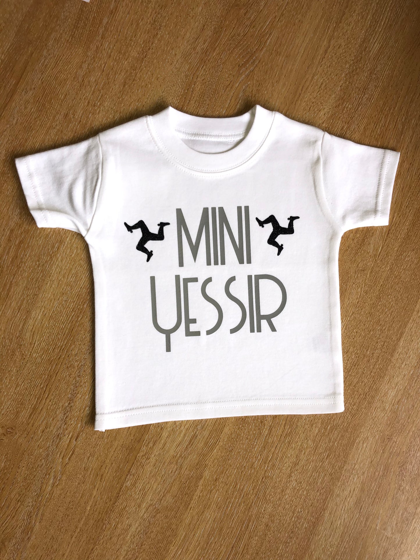 Mini Yessir Tshirt / Baby Bodysuit - Grey